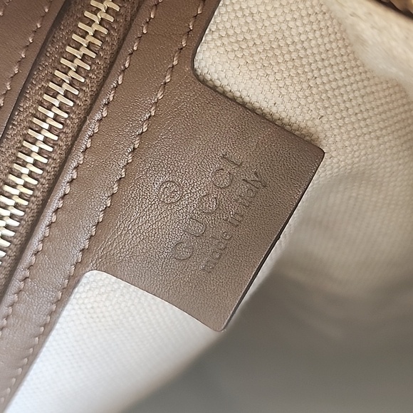 Authentic Gucci Micro Guccissima Boston Leather Crossbody bag Chocolate … - Picture 11 of 15